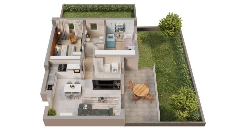 App. 02 - Render Spaccato