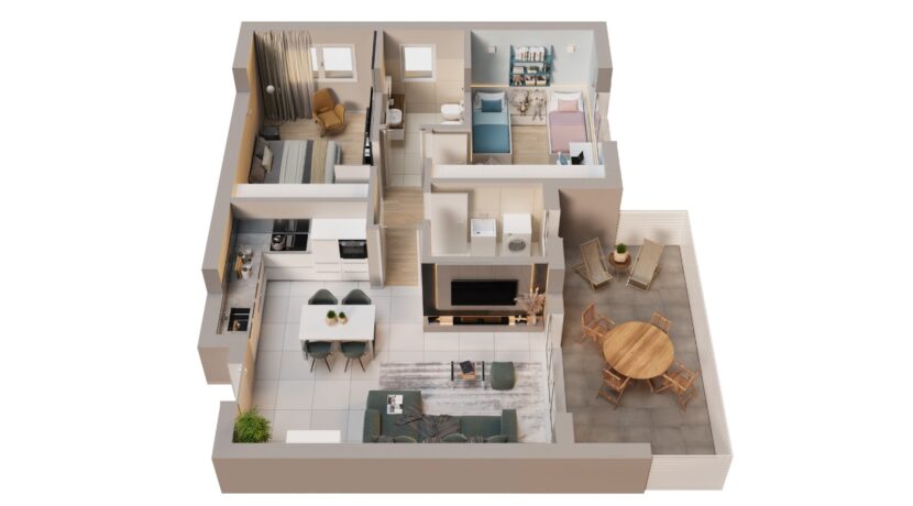 App. 06 - Render Spaccato