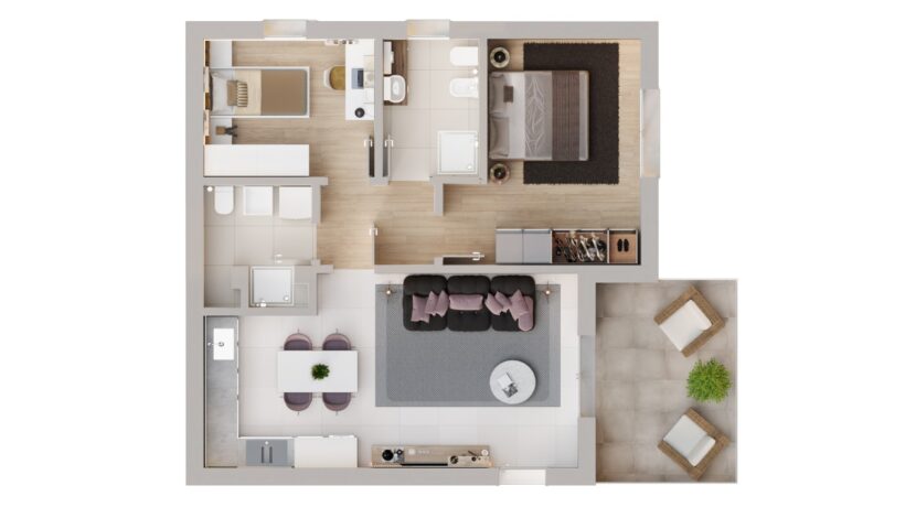 App. 08 - Render Pianta