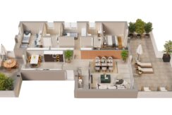 Attico n°10 Piano Secondo Palazzina 1